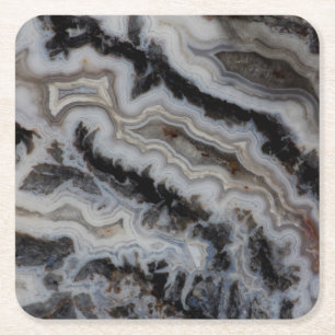 Dessous De Verre Carré Dalle mixte de jaspe agate