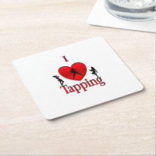 Dessous De Verre Carré Danse I Heart Tap