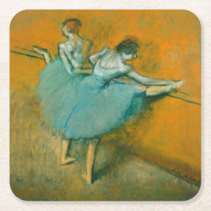 Dessous De Verre Carré Danseuses au Bar Ballet