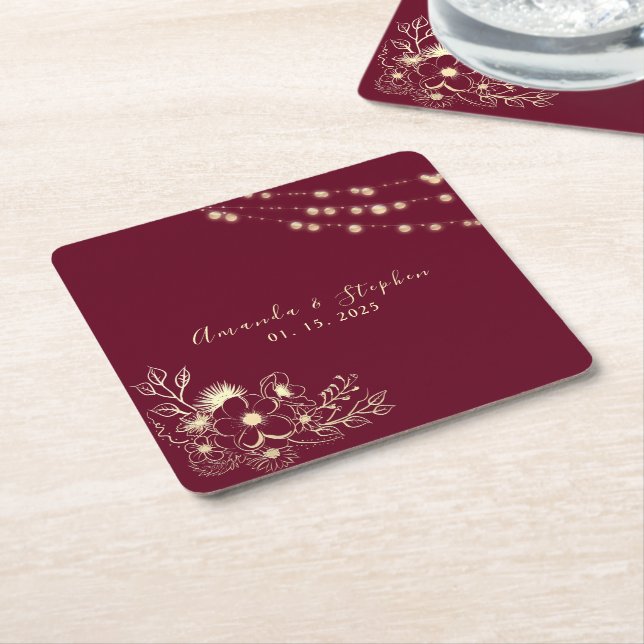 Dessous de verre Carré de Mariage de Bourgogne (Incliné)