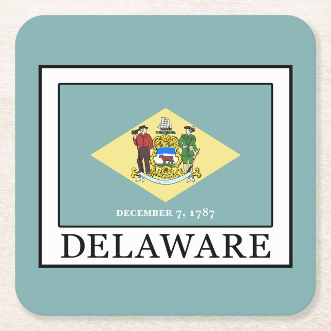 Dessous De Verre Carré Delaware (Devant)