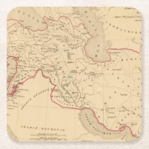 Dessous De Verre Carré DES Perses de L'Empire