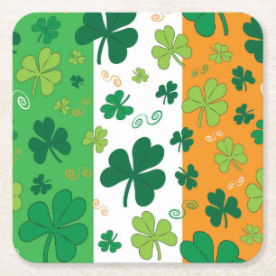 Dessous De Verre Carré Dessous de verre du jour de St Patrick