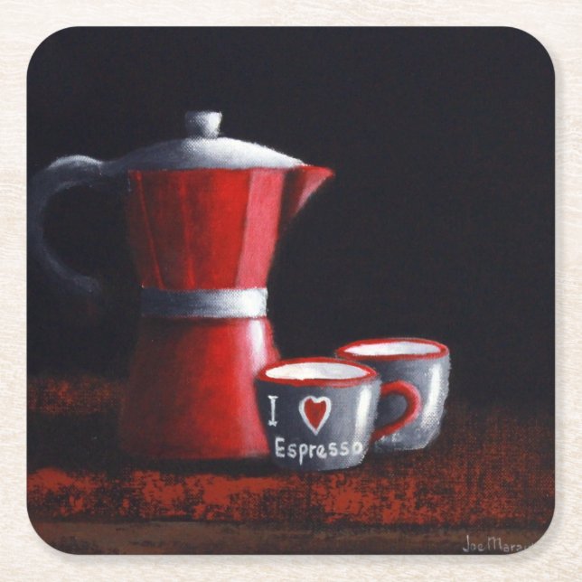 Dessous De Verre Carré Dessous de verre Espresso1 (Devant)