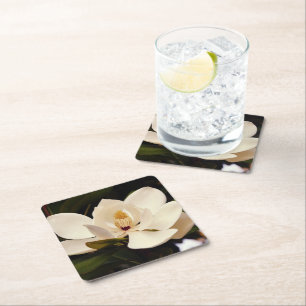 Dessous De Verre Carré Dessous de verre papier Magnolia Blossom