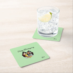 Dessous De Verre Carré Dessous de verre : Thanksgiving Blessing