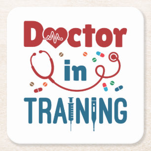 Dessous De Verre Carré Docteur En Formation Docteur