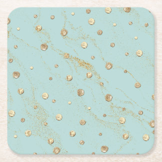 Dessous de verre Carré d'or