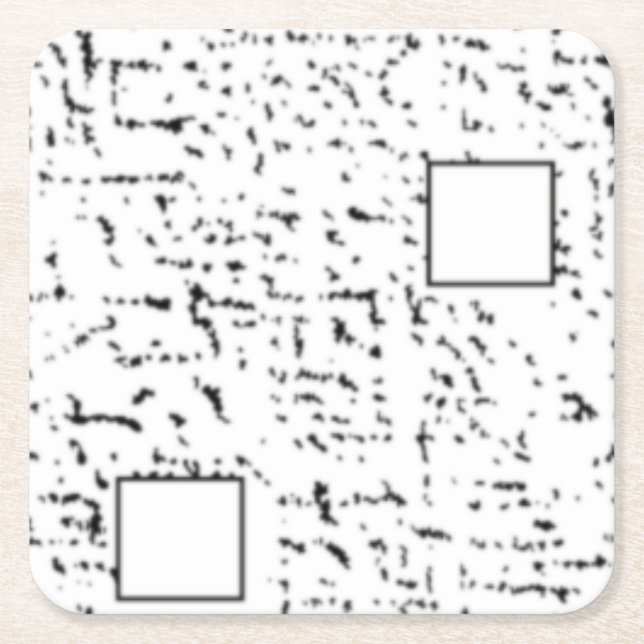 Dessous De Verre Carré Dot, Vampire Grey Paper Coaster (Devant)