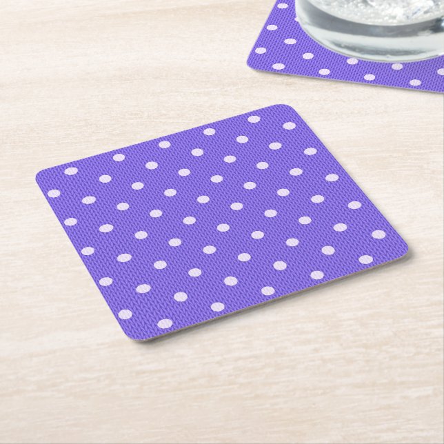 Dessous De Verre Carré Dotty Delft Purple (Incliné)