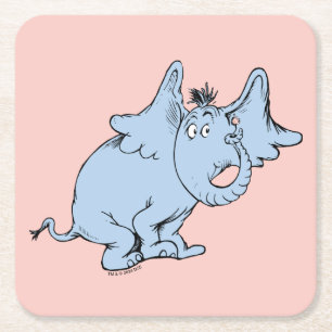 Dessous De Verre Carré Dr. Seuss Horton Côté Regard