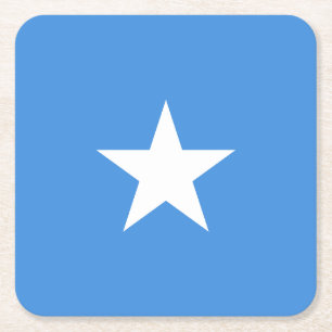 Dessous De Verre Carré Drapeau de la Somalie