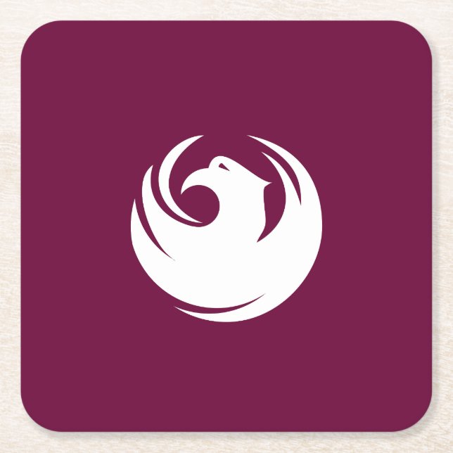 Dessous De Verre Carré Drapeau de Phoenix, Arizona (Devant)