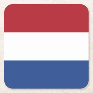 Dessous De Verre Carré Drapeau des Pays-Bas