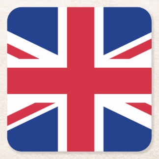 Dessous De Verre Carré Drapeau du Royaume-Uni