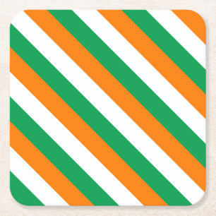 Dessous De Verre Carré drapeau irlandais