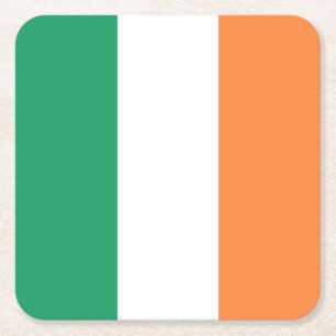 Dessous De Verre Carré Drapeau irlandais