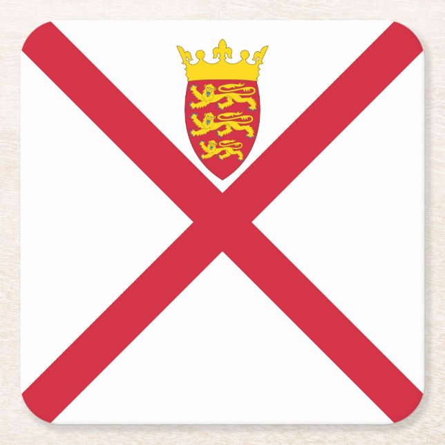 Dessous De Verre Carré Drapeau Jersey (Devant)