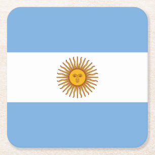 Dessous De Verre Carré Drapeau patriotique argentin