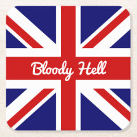 Drapeau Union Jack avec citation amusante