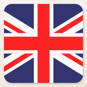 Dessous De Verre Carré Drapeau Union Jack - Royaume-Uni