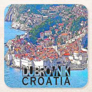 Dessous De Verre Carré Dubrovnik