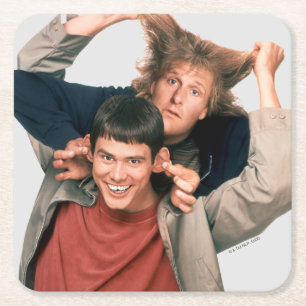 Dessous De Verre Carré Dumb et Dumb Lloyd et Harry