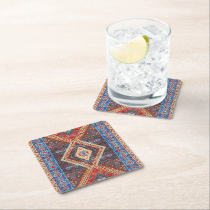 Dessous De Verre Carré Echos du désert : Patrimoine boho du sud-ouest