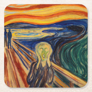 Dessous De Verre Carré Edvard Munch - Le cri 1910