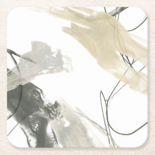 Dessous De Verre Carré Élan monochrome