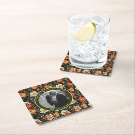 Dessous De Verre Carré Elégant Rose Fancy Mariage Dessous de verre