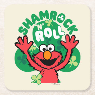 Dessous De Verre Carré Elmo   Rouleau "N" shamrock