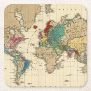 Dessous De Verre Carré Empire de l'ANNONCE 1811 de Napoleon Bonaparte