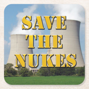 Dessous De Verre Carré Enregistrer Les Nukes