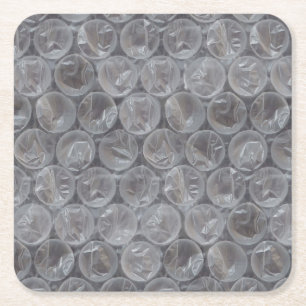 Dessous De Verre Carré Enveloppement de bulle