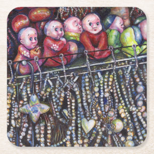 Dessous De Verre Carré Épitomiser