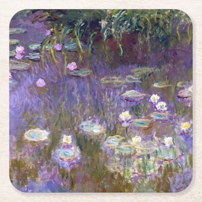 Dessous De Verre Carré Etang Lily, Monet (Devant)