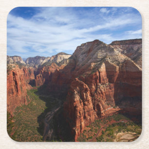 Dessous De Verre Carré États-Unis, Utah, Parc national de Zion