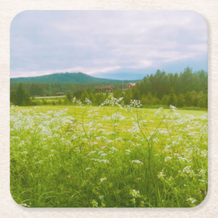 Dessous De Verre Carré Été à Hälsingland - Helsingia