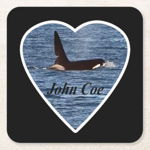 Dessous De Verre Carré Étoile de mer tueuse de la Côte Ouest "John Coe" O