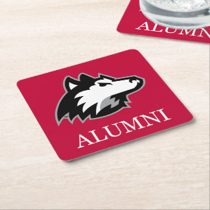 Dessous De Verre Carré Étudiant de la NIU Huskies