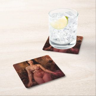 Dessous De Verre Carré Eve's Purgatory paper coaster