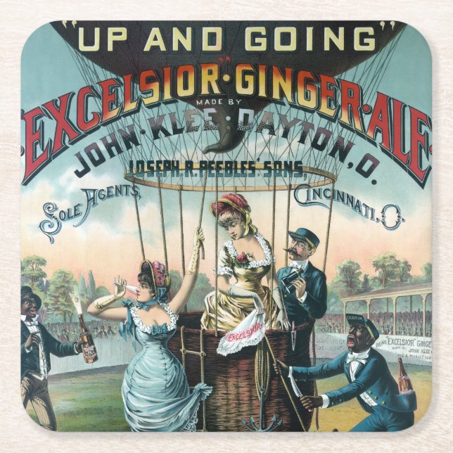 Dessous De Verre Carré Excelsior Ginger Ale (Devant)