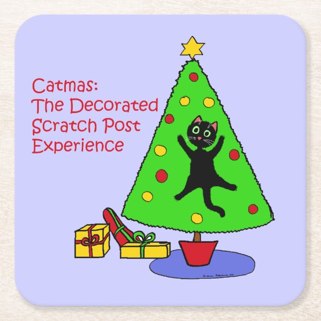 Dessous De Verre Carré Expérience de Catmas (Devant)