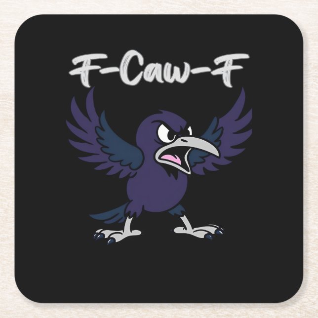 Dessous De Verre Carré F-Caw-F Aesthetic Graphic (Devant)
