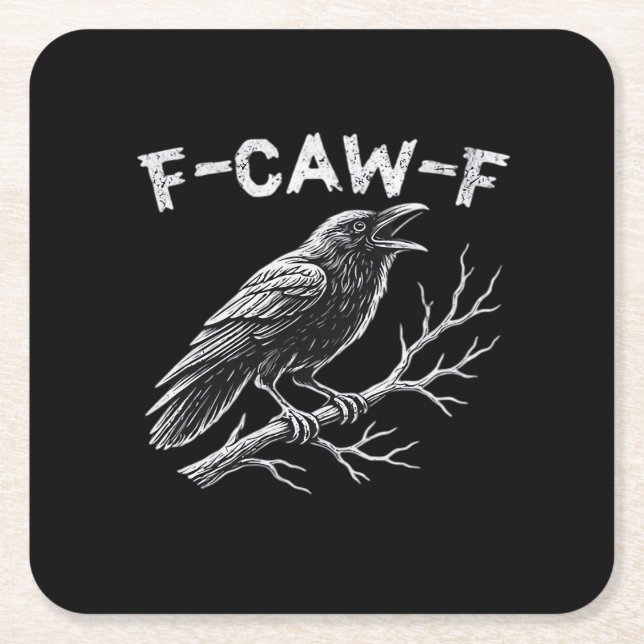 Dessous De Verre Carré F-Caw-F Classic Retro Style (Devant)