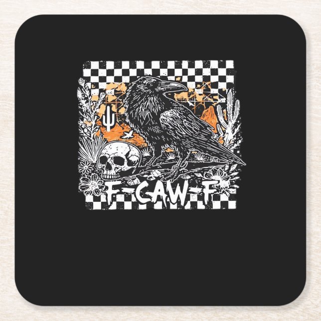 Dessous De Verre Carré F-Caw-F Cool Retro (Devant)