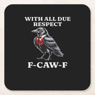 Dessous De Verre Carré F-Caw-F poli