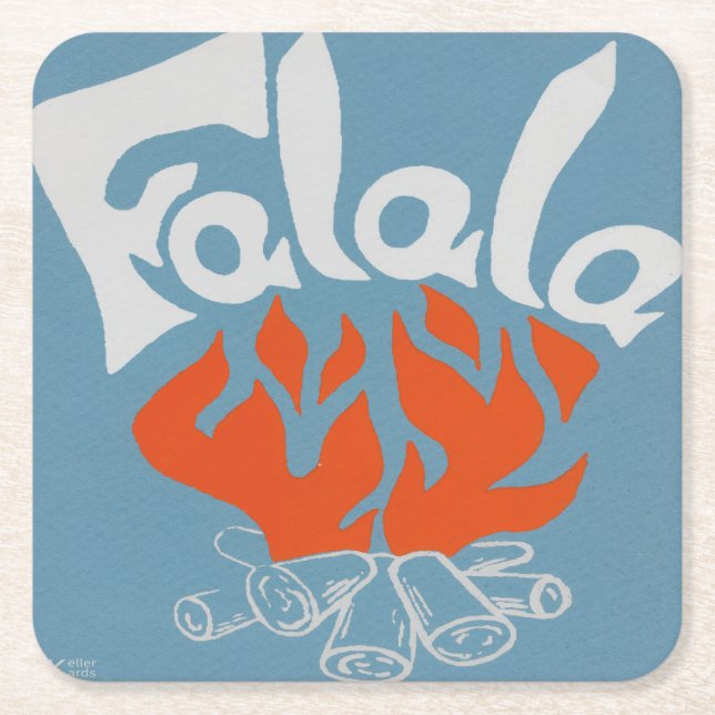 Dessous De Verre Carré FaLaLa (Devant)