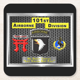 Dessous De Verre Carré Fantastique 101e division aéroportée